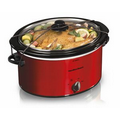 Hamilton Beach-5 QT RED OVAL SLOW COOKER